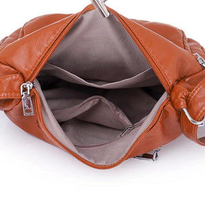 High Purse PU Leather Handbags Women Shoulder Bags