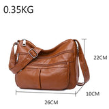 High Purse PU Leather Handbags Women Shoulder Bags