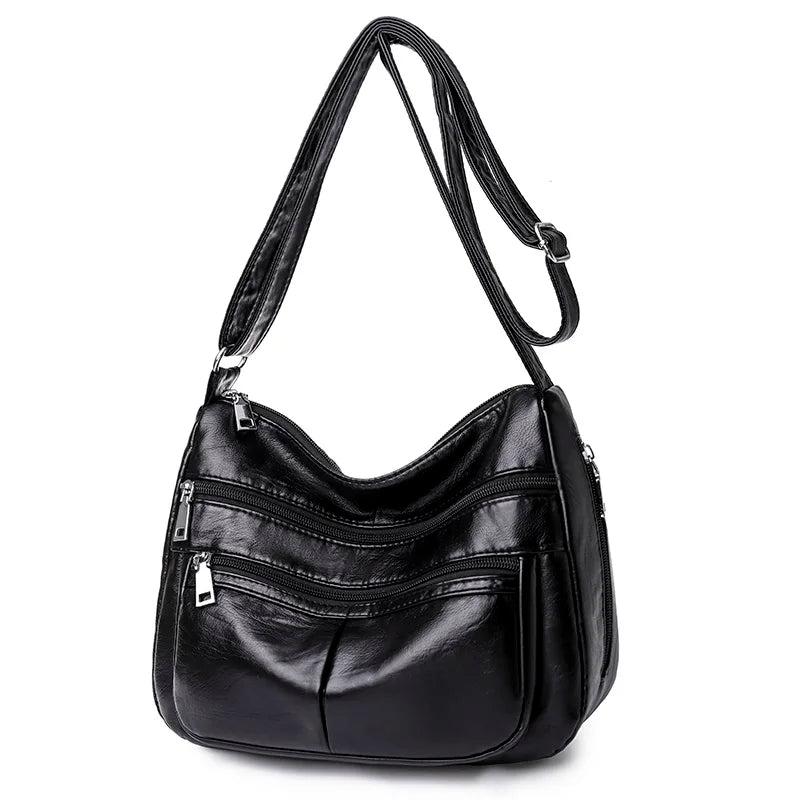 High Purse PU Leather Handbags Women Shoulder Bags