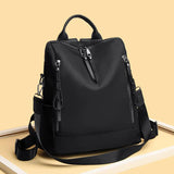 Women's Solid Backpack for Travel and Outdoor Activities