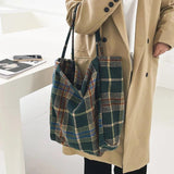 Women's Large Capacity Vintage Handbag Shoulder Tote Daily Bag