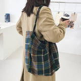 Women's Large Capacity Vintage Handbag Shoulder Tote Daily Bag