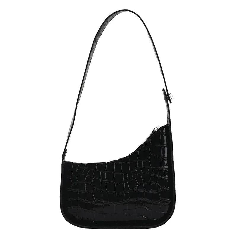 Croc Pattern Shoulder Bag for Women