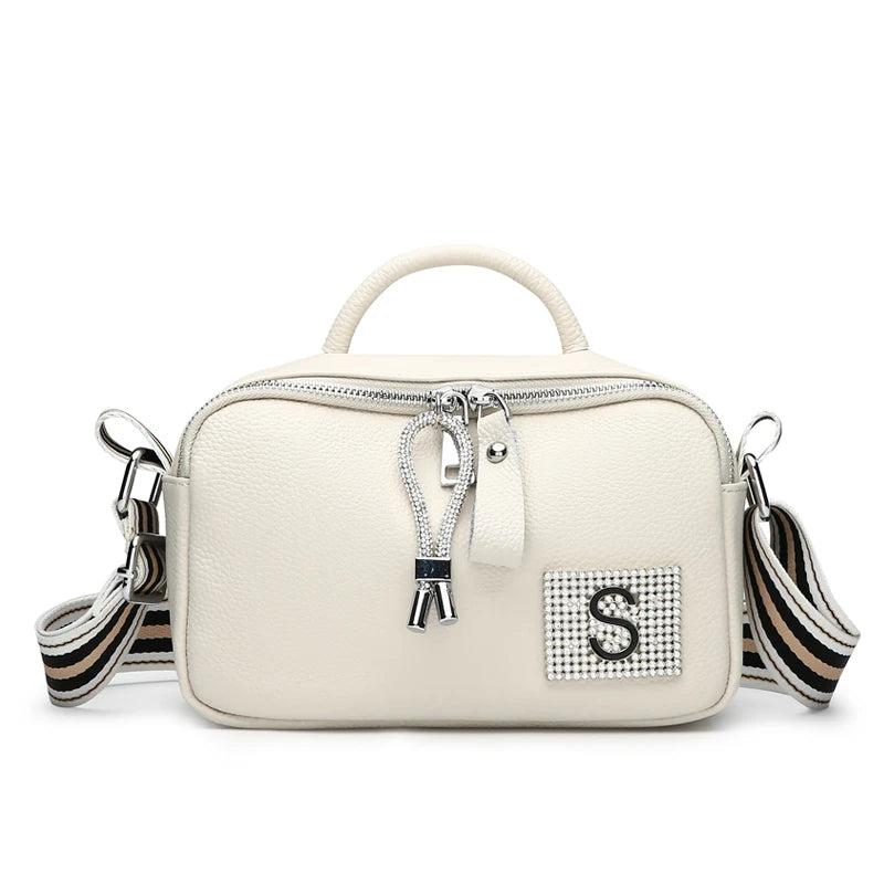 Soft Cowhide Women Shoulder Bag Natural Leather Women Handbags