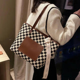 Winter PU Female Bag All-match Shoulder Bag Large-capacity Hand Handbag