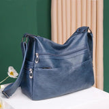 Soft Women Messenger Bags Totes Crossbody Bags High capacity Solid Shoulder Bags