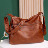 Soft Women Messenger Bags Totes Crossbody Bags High capacity Solid Shoulder Bags