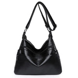 Soft Women Messenger Bags Totes Crossbody Bags High capacity Solid Shoulder Bags