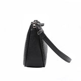 Crocodile Pattern Leather Women's Shoulder Bag Zipper Handbag