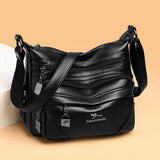 Women Large Capacity Shoulder Crossbody Bags High Leather Sac