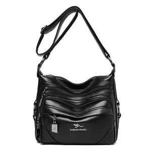 Women Large Capacity Shoulder Crossbody Bags High Leather Sac
