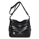 Women Large Capacity Shoulder Crossbody Bags High Leather Sac