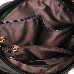 Leather Crossbody Bag Bucket Chains Shoulder Bag Purses Handbags Small Handbag