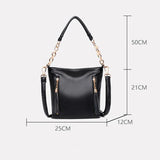 Leather Crossbody Bag Bucket Chains Shoulder Bag Purses Handbags Small Handbag
