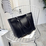 Solid Minimalist Tote Bag for Women E287