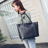 Solid Minimalist Tote Bag for Women E287