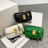 Small Crossbody Bag Chains Strap Mini Women Shoulder Bag Sheepskin Leather Purse