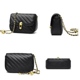 Women Leather Handbags High Shoulder Bag Mini Bags Summer Chains