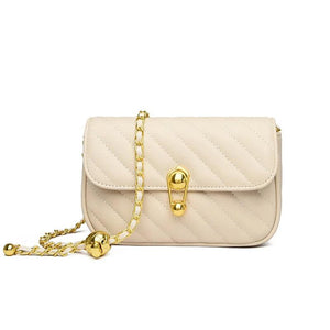 Women Leather Handbags High Shoulder Bag Mini Bags Summer Chains