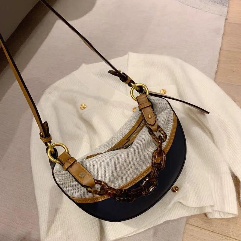 Women's Small Clutch Handbags Retro Solid PU Leather Shoulder Crossbody Bag