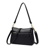 Diamond Lattice Crossbody Bag Leather Purses and Handbags