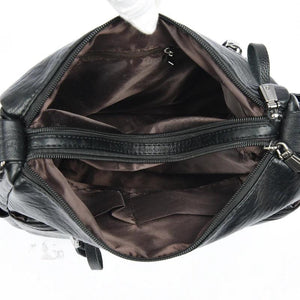 Classic Leather Crossbody Bag Female Messenger Bags Small Size Purse