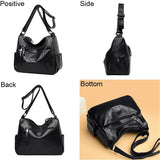 Classic Leather Crossbody Bag Female Messenger Bags Small Size Purse