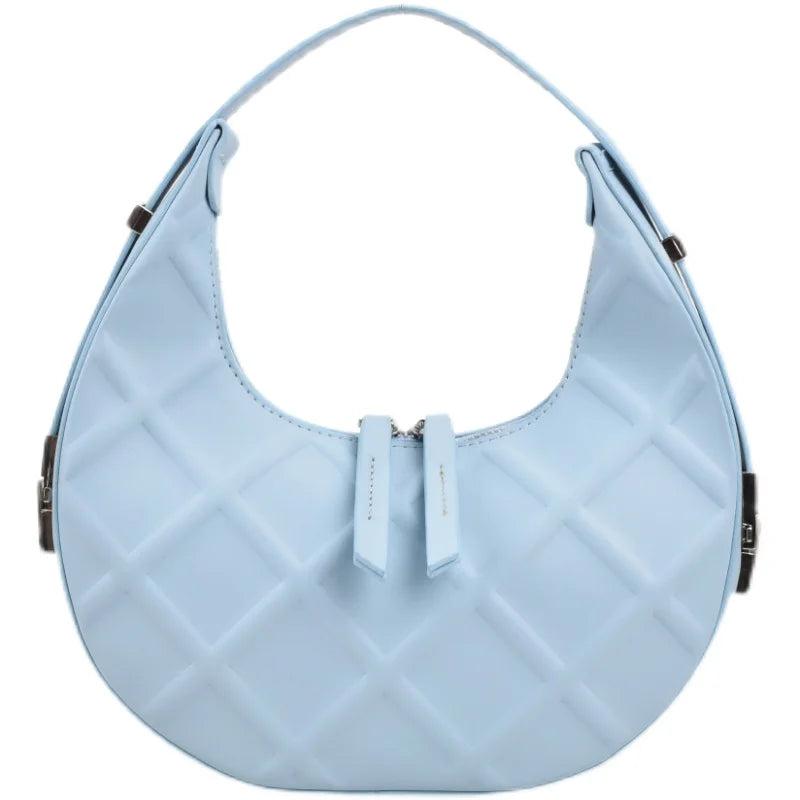 Female PU Leather Texture Underarm Bag