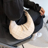 Female PU Leather Texture Underarm Bag