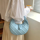 Female PU Leather Texture Underarm Bag