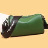 Vintage Leather Shoulder Bag Women Handbags Crossbody Bags