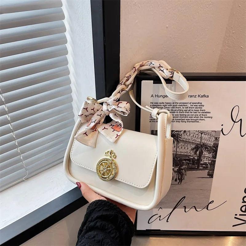 Female Silk Scarf Underarm Shoulder Bag