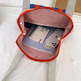 Canvas Tote Bag Large Capacity for College Student