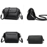 Soft Leather Mini Crossbody Bag Women Messenger Handbag