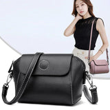 Soft Leather Mini Crossbody Bag Women Messenger Handbag