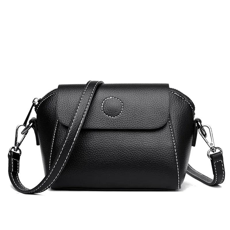 Soft Leather Mini Crossbody Bag Women Messenger Handbag
