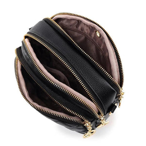 Rhombus Women's Bag Small Shoulder Messenger Round Bag