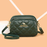 Rhombus Women's Bag Small Shoulder Messenger Round Bag