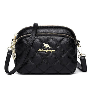 Rhombus Women's Bag Small Shoulder Messenger Round Bag