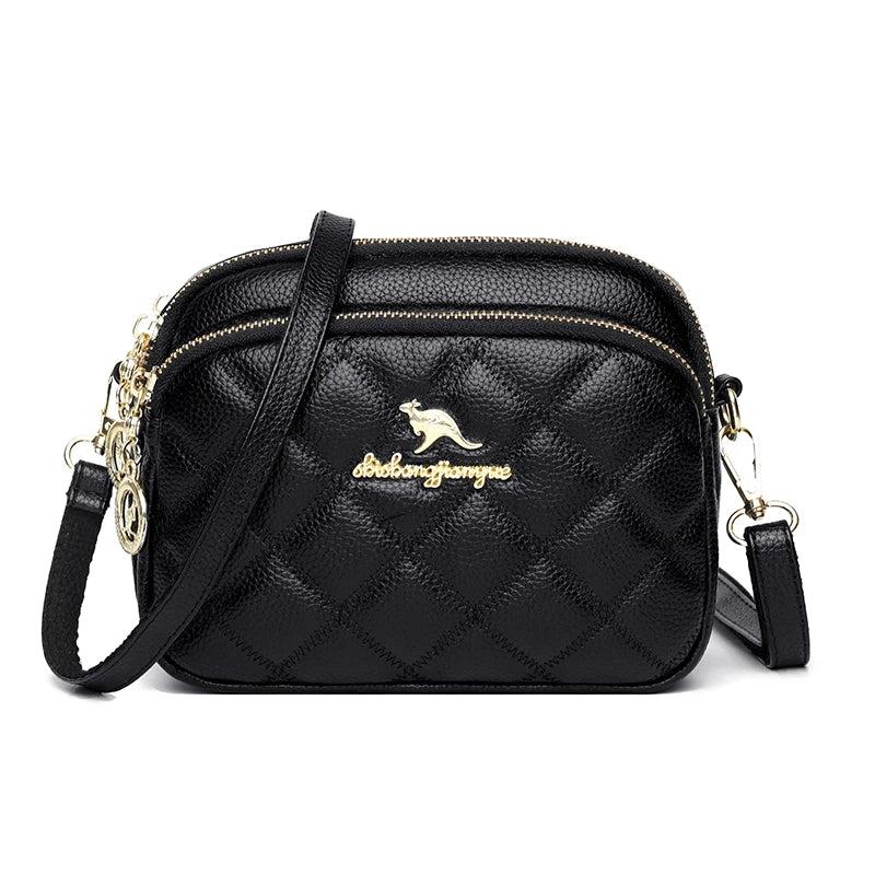 Rhombus Women's Bag Small Shoulder Messenger Round Bag