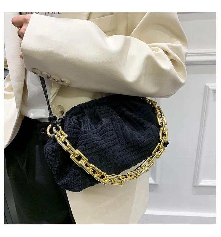Cloud Bag for Women Acrylic Chains Pouch Women Handbag Brands