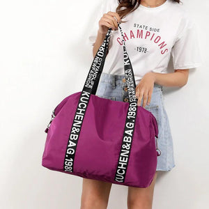 Large Capacity Women's Waterproof Nylon Tote Bag