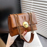 Women's Soft PU Leather Shoulder Bag Crossbody Zipper Bolso