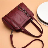 Women Casual Tote Bags Large Capacity Handbag Shoulder Crossbody Bag Vintage PU