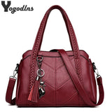 Women Casual Tote Bags Large Capacity Handbag Shoulder Crossbody Bag Vintage PU