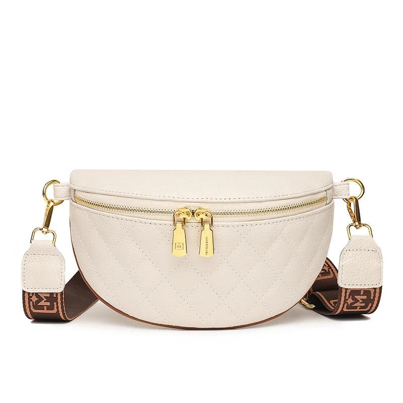 100% Leather Women Handbags Cowhide Ladies Messenger Bag