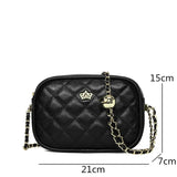 Designer Leather Shoulder Bag Chain Messenger High-end Ladies Purse Handbag