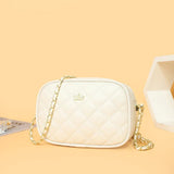 Designer Leather Shoulder Bag Chain Messenger High-end Ladies Purse Handbag