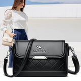 Flap Shoulder Bags Women High Leather Crossbody Bag Lady Summer Purses Handbag S