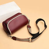 Soft Leather Crossbody Bags for Women Handbags Flap Sac Purses